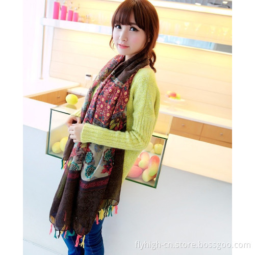 Hot Selling OEM Long Spring Fashion Women Scarf